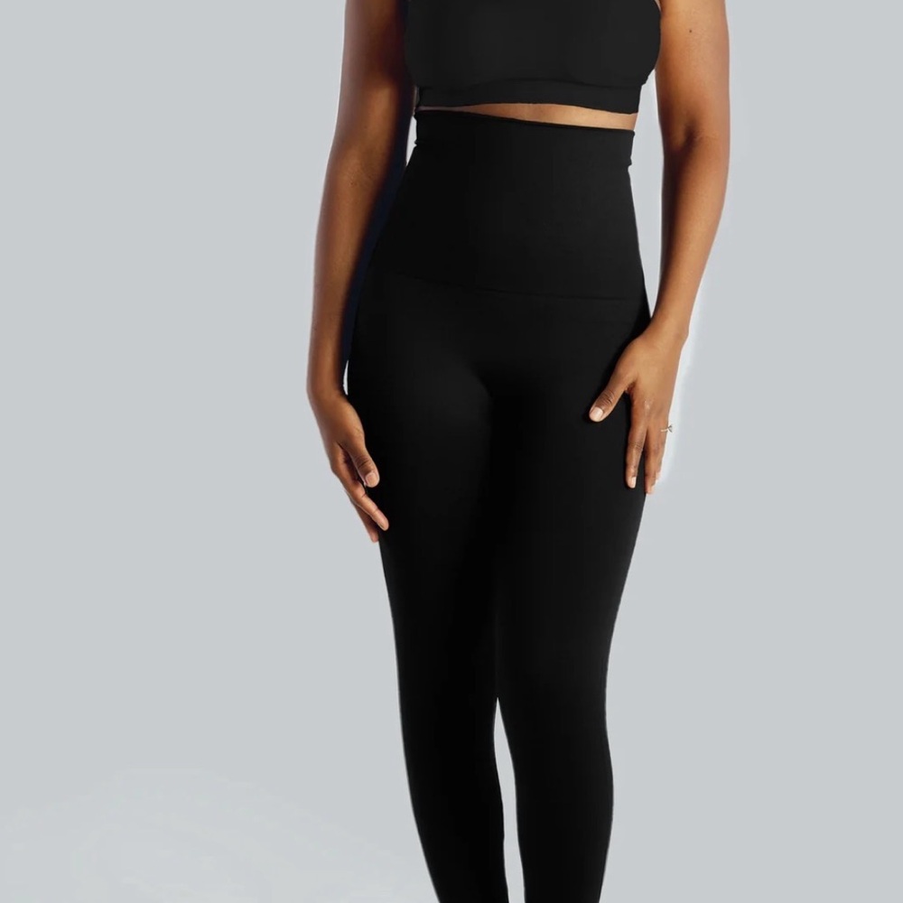 High-Waisted Black Leggings